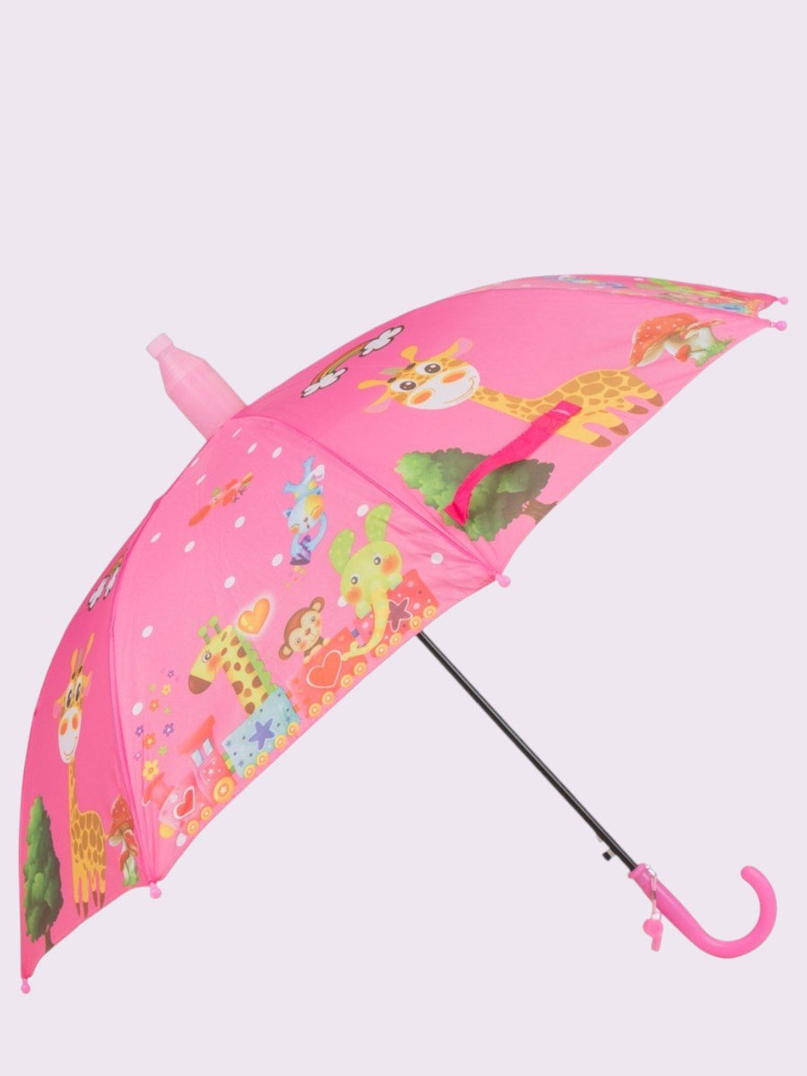 Buy Pink Safari Animals Umbrella for Girls Adorable Durable Yellow Bee