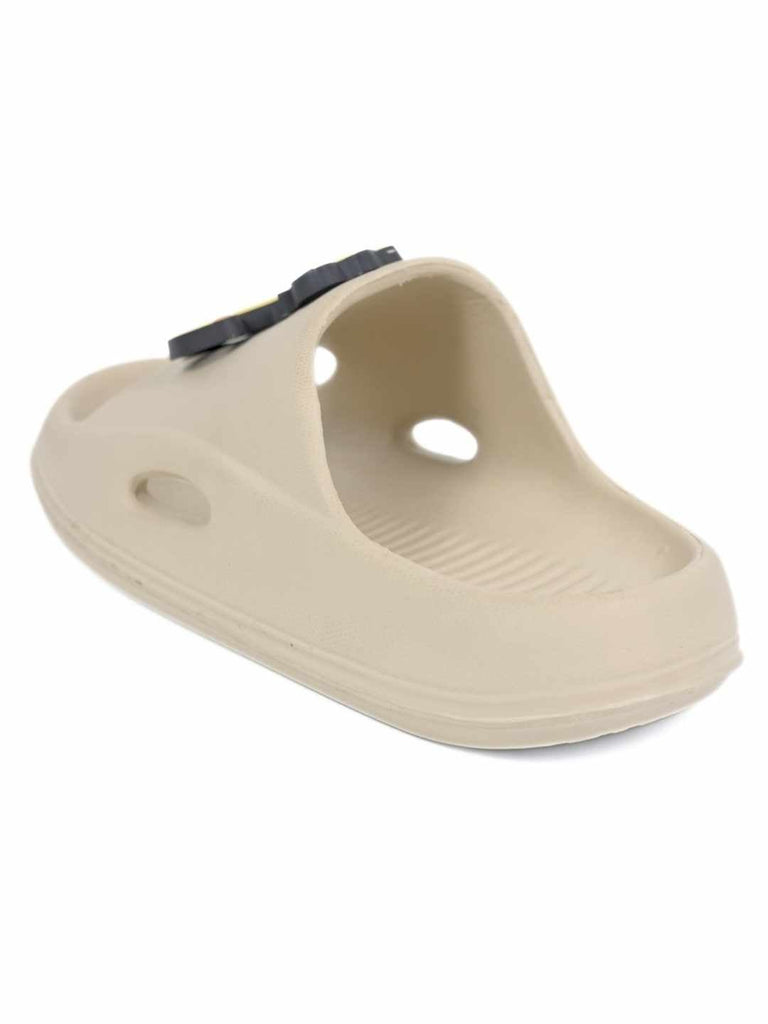 Cute & Playful Lion King Simba Slides for Boys Beige - Back View