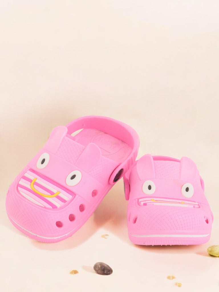 Pink Smiley Face Clogs for Clogs– Fun and Comfortable Slip creative view