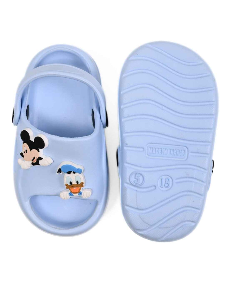 Yellow_Bee_Boys_Light_Blue_Disney_Sandals_with_Mickey_Donald_Charms_-_Top_And_Bottom_View