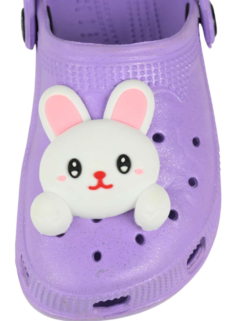 Yellow Bee Purple 3D Bunny Clogs for Girls (EVA) – Yellow Bee India