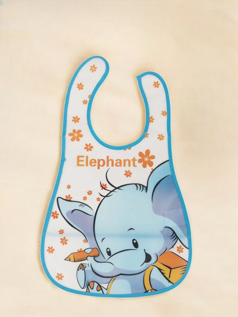 Adorable Baby Bibs with Elephant and Flower Design