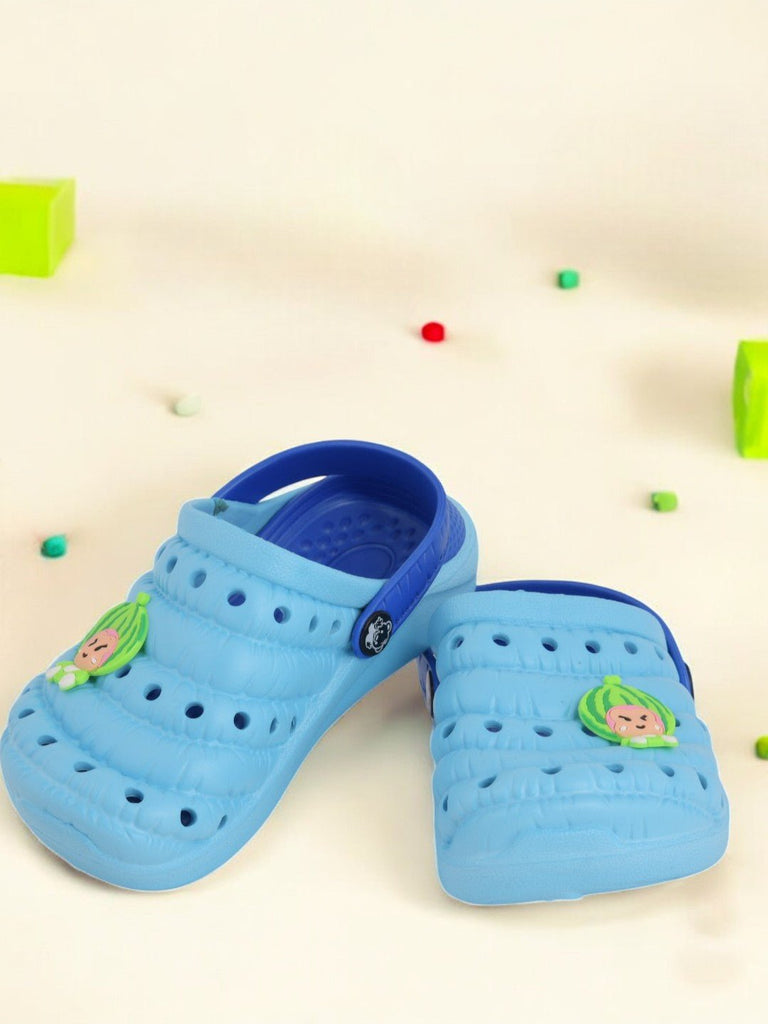 adorable-flower-cartoon-design-rubber-clogs-for-boys-blue-932345