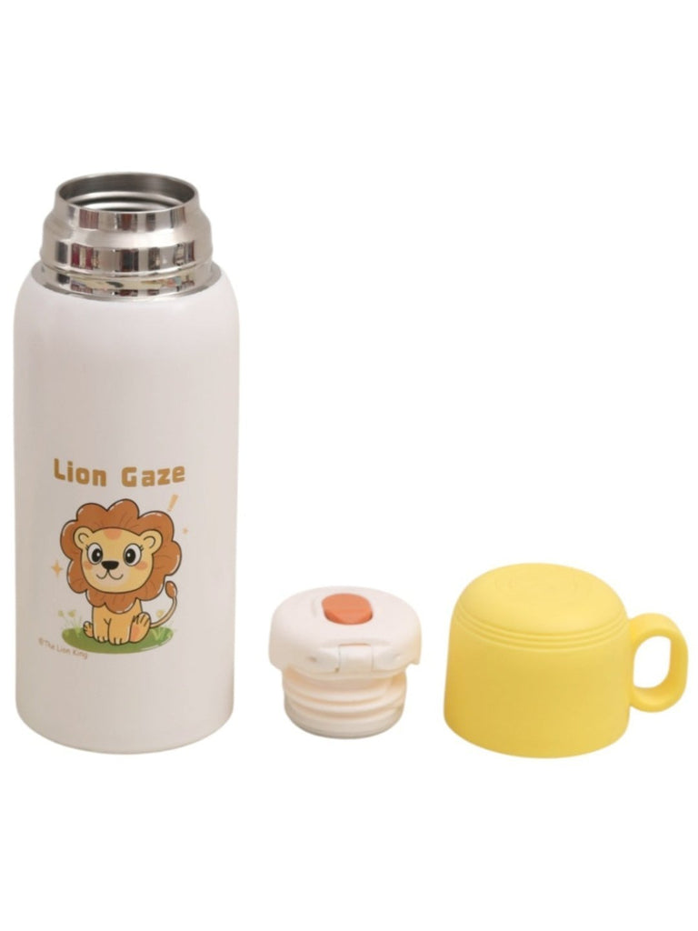 dorable Lion Kid's Insulated Hot & Cold Stainless Steel Water Bottle Flask- 550 ML- front View