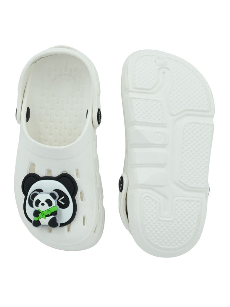AdorablePanda_BambooCharmsClogsforGirls-White-Front_BackView