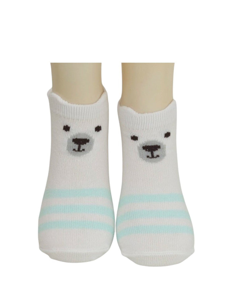 Adorable Polar Bear Socks Set for Boys- Full View