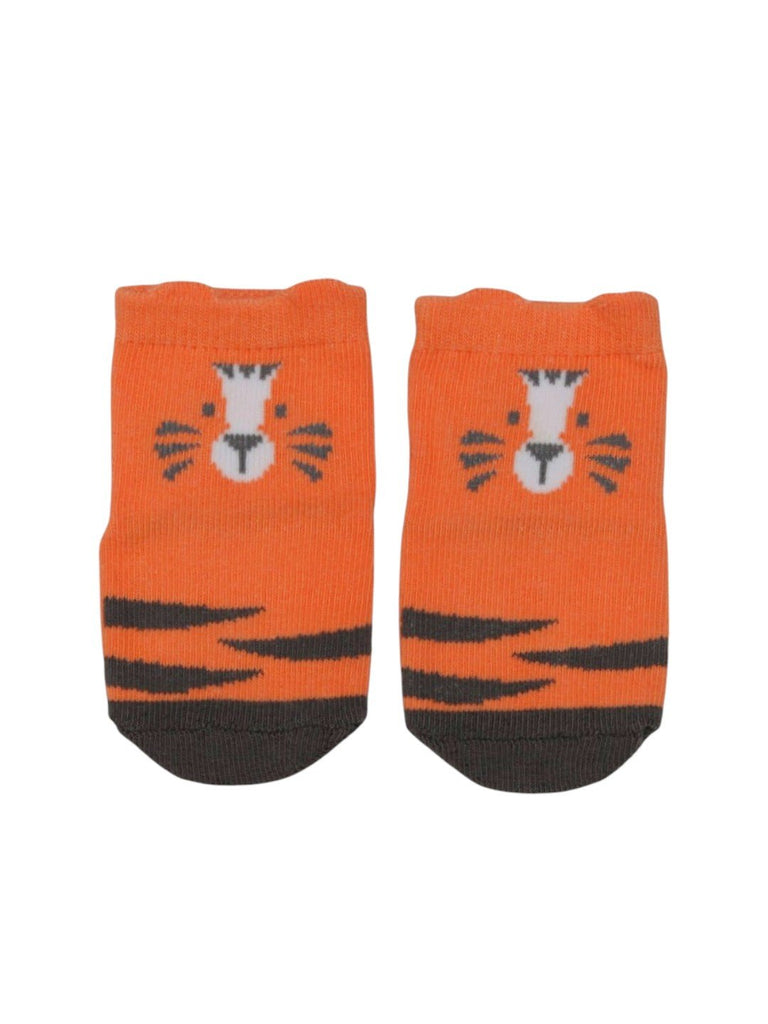 Adorable Tiger Socks Set For Boys-Full Front View 