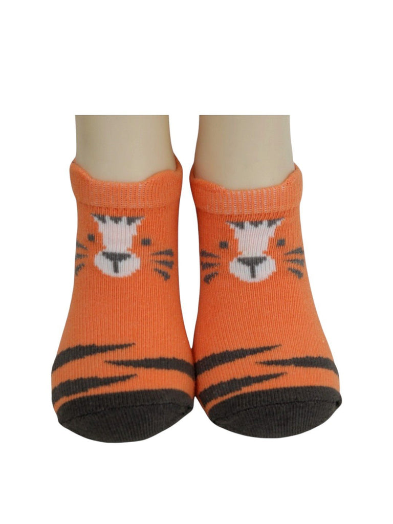 Adorable Tiger Socks Set For Boys- Front View 