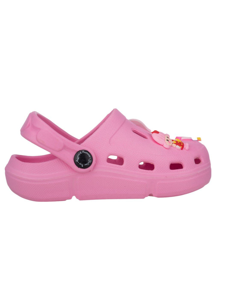 AdorablySweetClogswithDoll_LollipopCharmswithHiAccentsforGirls-Pink-SideView