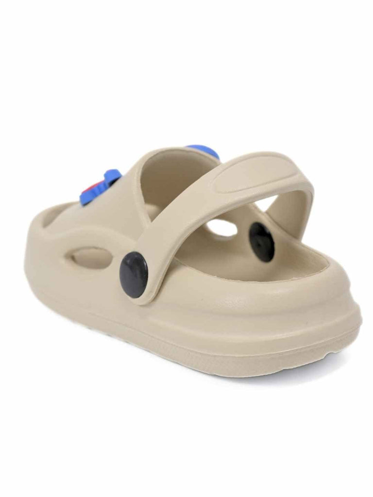 Adventurous Spider-Man Cartoon Character Sandals for Boys – Beige-Back View