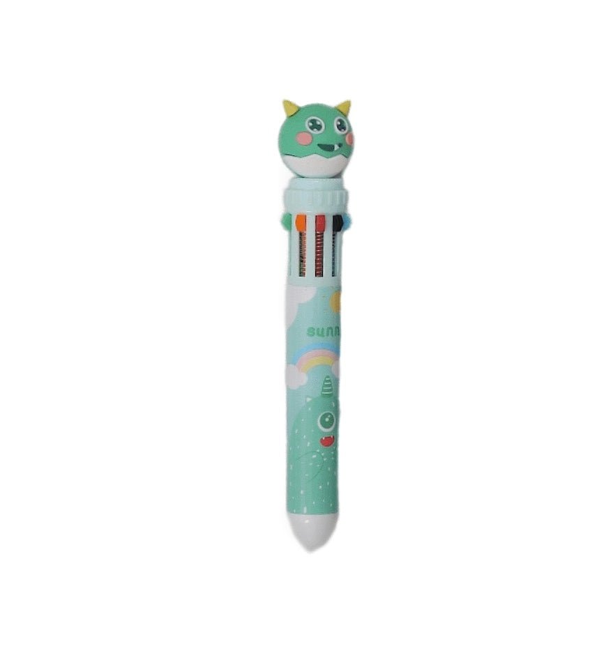 Single Yellow Bee pen from the astronaut-themed stationery set, featuring colorful space elements.