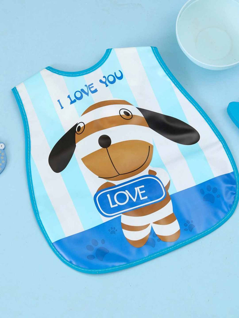 YellowBeeBib_PuppyLoveThemewithBlueStripesforBoys_Girls-CreativeView
