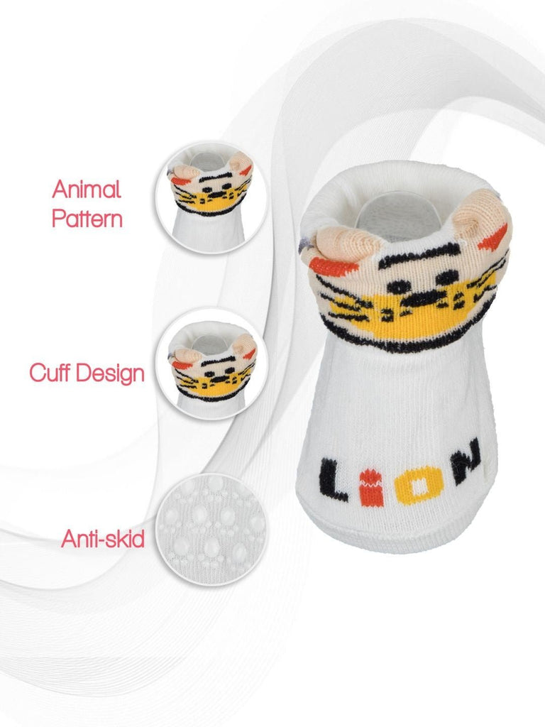 Baby Socks Set with Tiger Design - Upper View