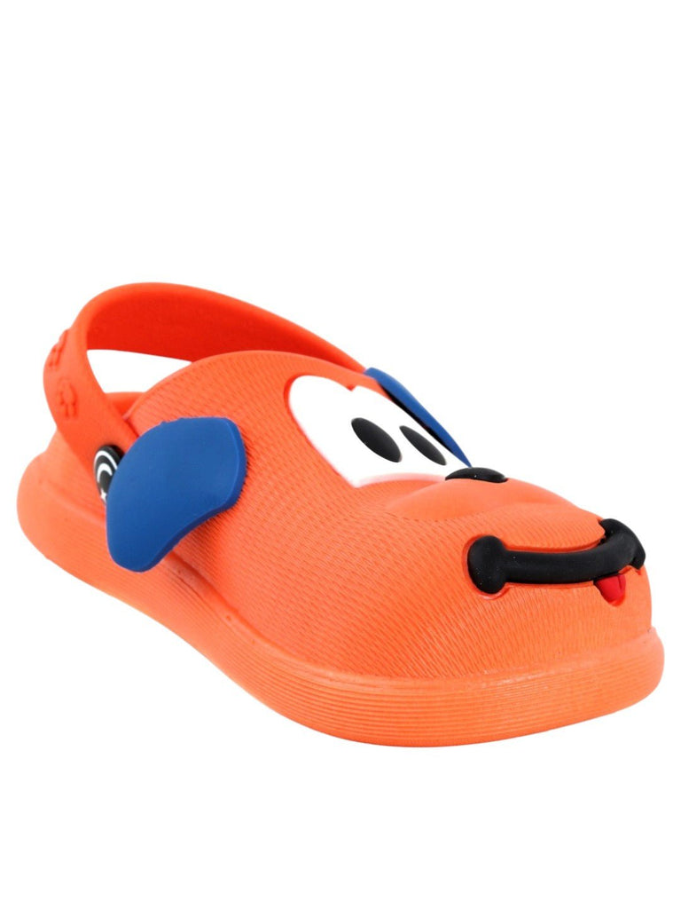 Bark 'n' Fun Puppy Pattern Boy Clogs-Angle View