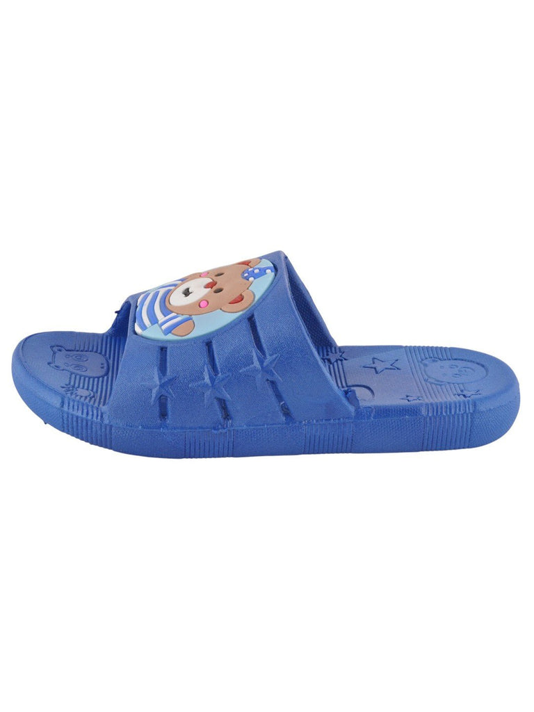 Bear Theme Slides for Boys - Dark Blue side view