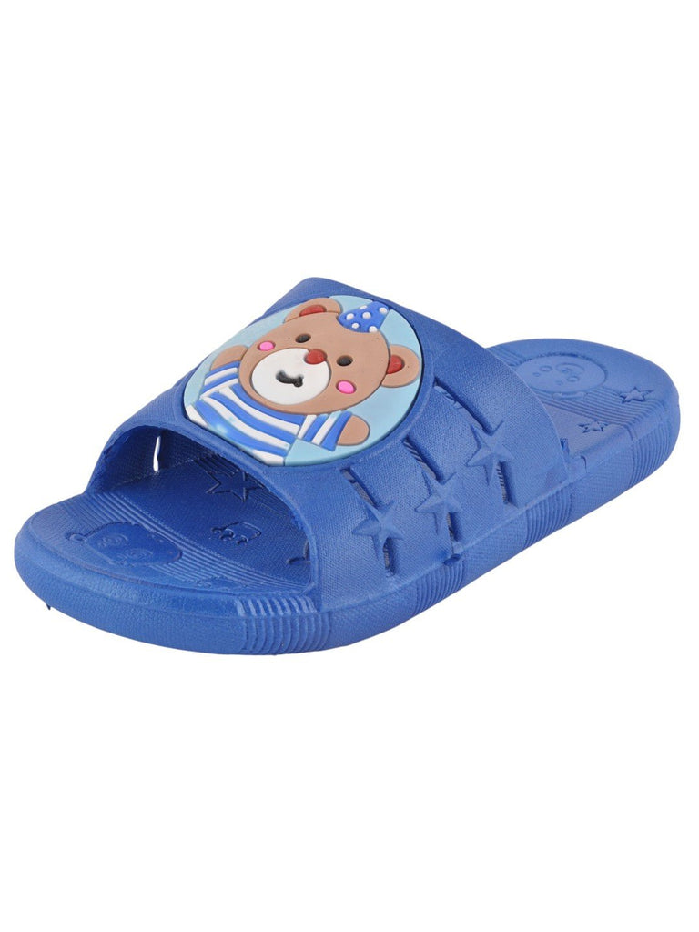 Bear Theme Slides for Boys - Dark Blue angle view