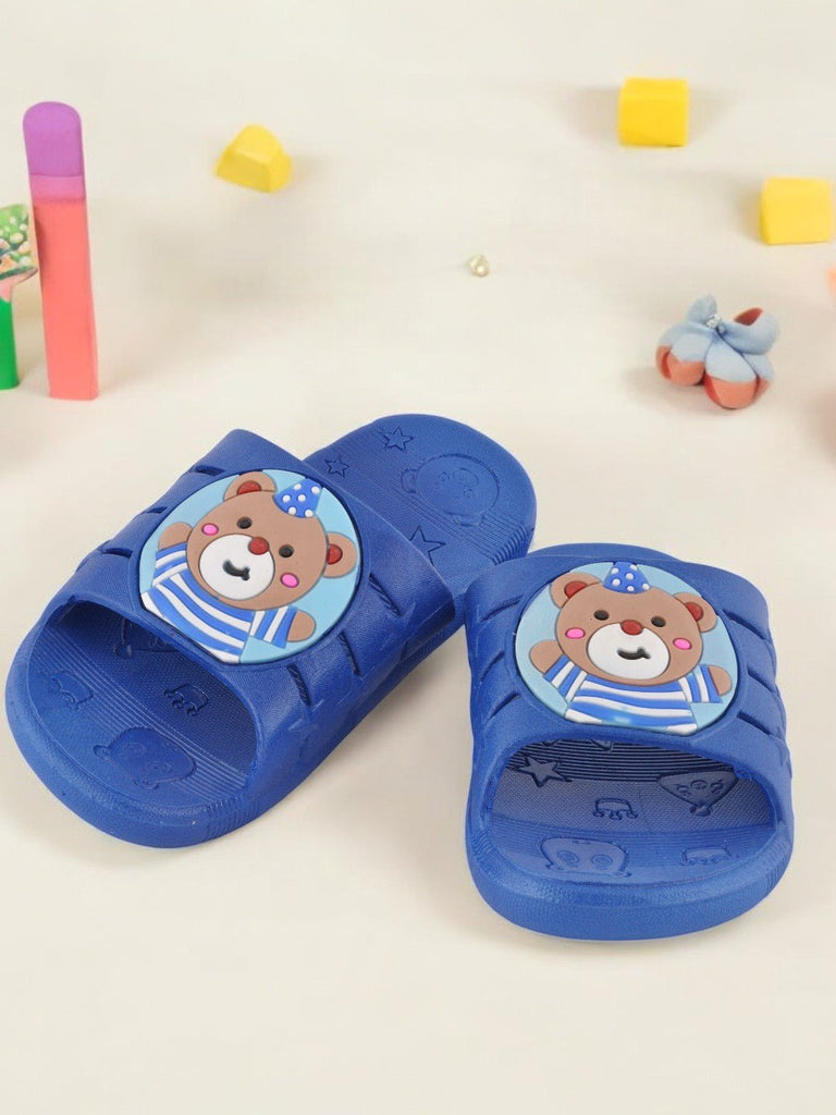 Bear Theme Slides for Boys - Dark Blue creative view