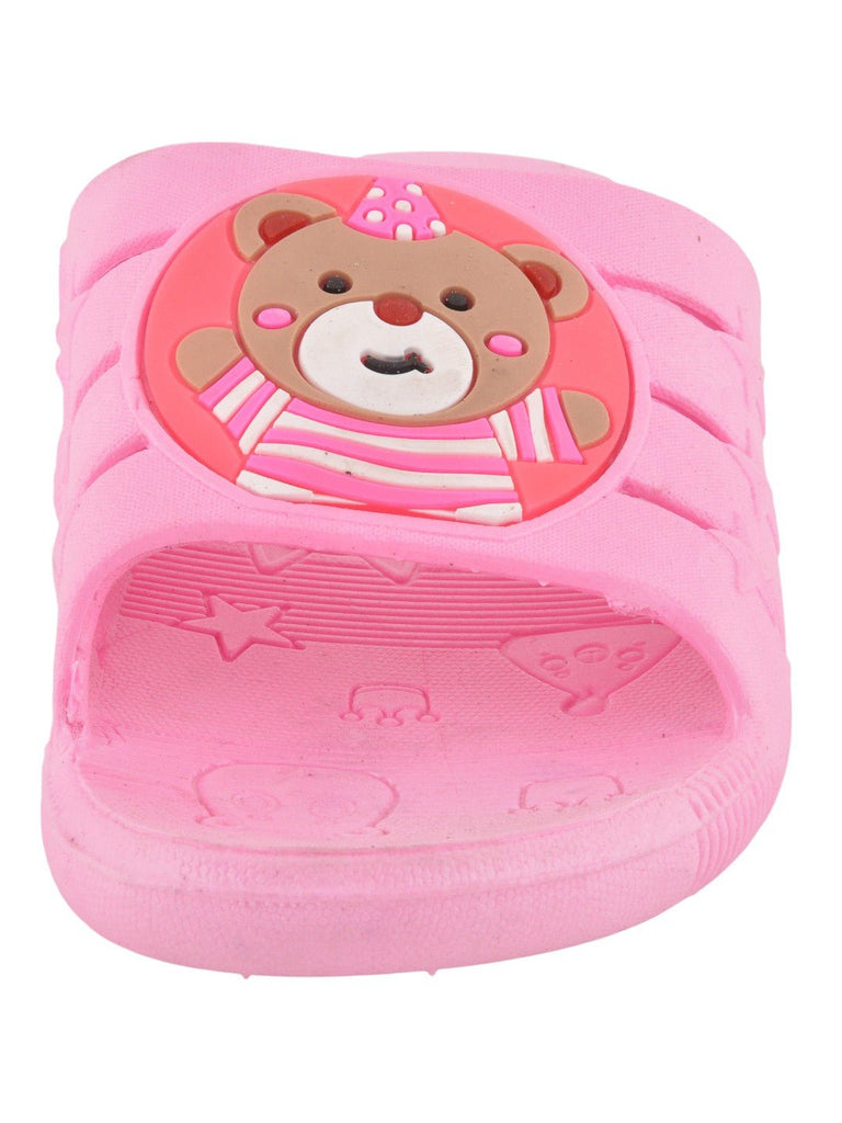Bear Theme Slides for Girls - Light Pink zoom view