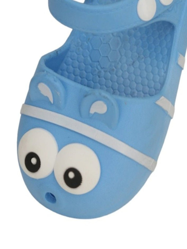 Close-up of Blue Adorable Animal Sandals for Boys