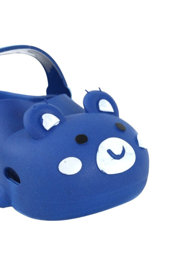 Blue Bear Clogs for Kids - Comfy, Playful, and Perfect for Everyday Adventures-Close up