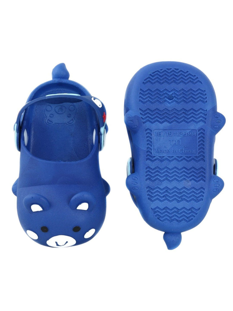 Blue Bear Clogs for Kids - Comfy, Playful, and Perfect for Everyday Adventures-Front & Back View