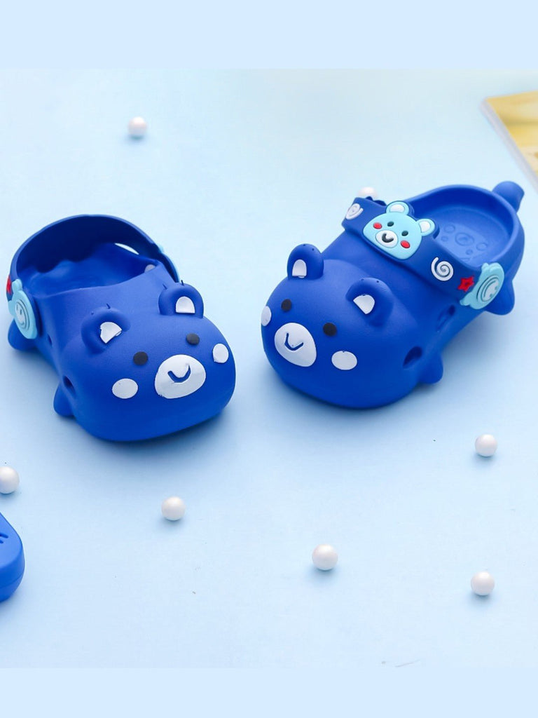 Blue Bear Clogs for Kids - Comfy, Playful, and Perfect for Everyday Adventures