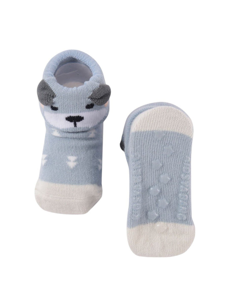 Blue_Puppy_Baby_Socks_with_3D_Ears_Front_And_Back