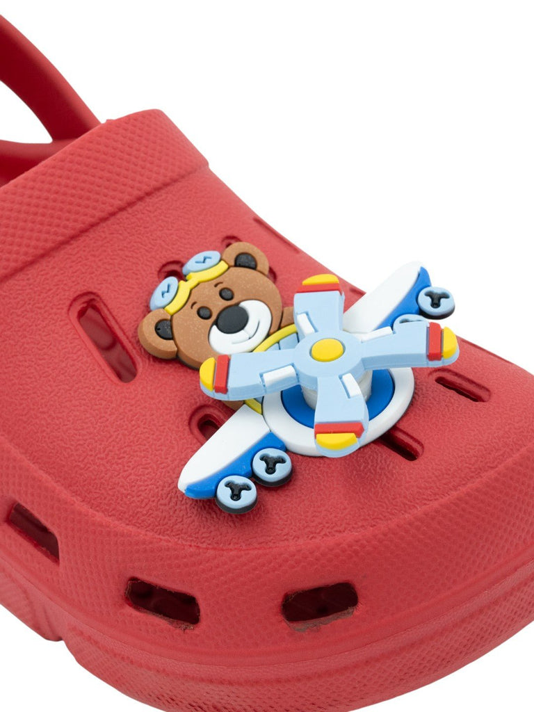 Bold_and_Fun_Captain_Bear_Airplane_Motif_Clogs_for_Boys-Red-Close_up_View
