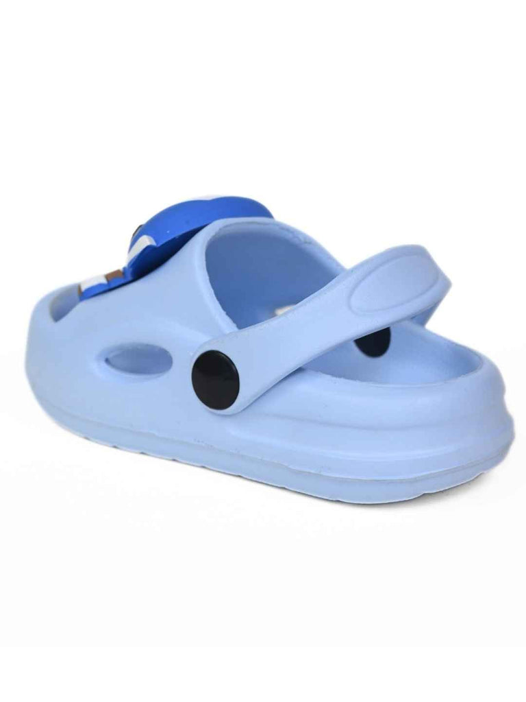 Bold & Playful Captain America Charms Sandals for Boys- Blue-Back View