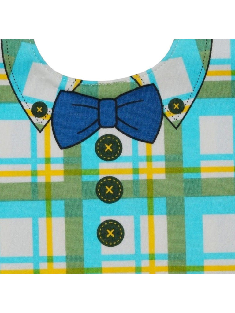 Bright_Check_Bow_Tie_Silicone_Baby_Bib_For_Boys-closeup_view.