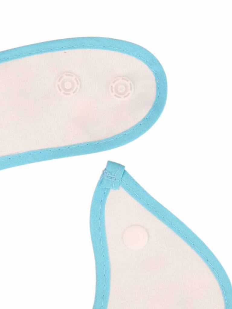 BubblyBearBabyBib_BlueWaterproofBibwithPlayfulBear_SpillCatcher-ShowingBottomView