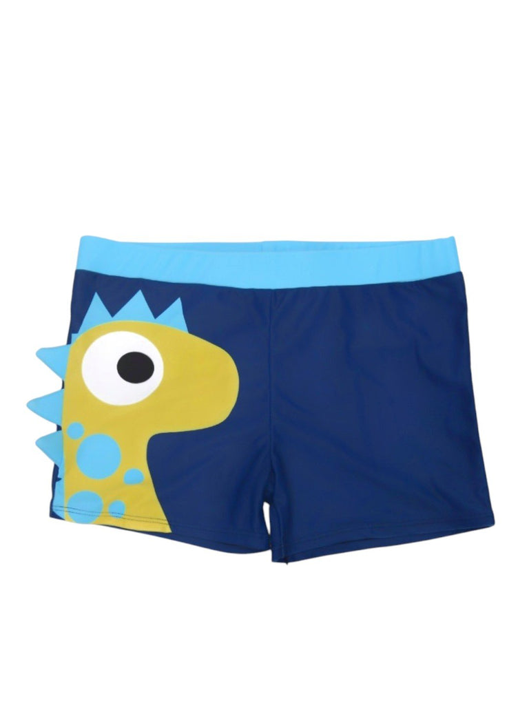 Buzzing Adventures Await with Yellow Bee Dinosaur Trunks & Cap Set for Boys-Pant view