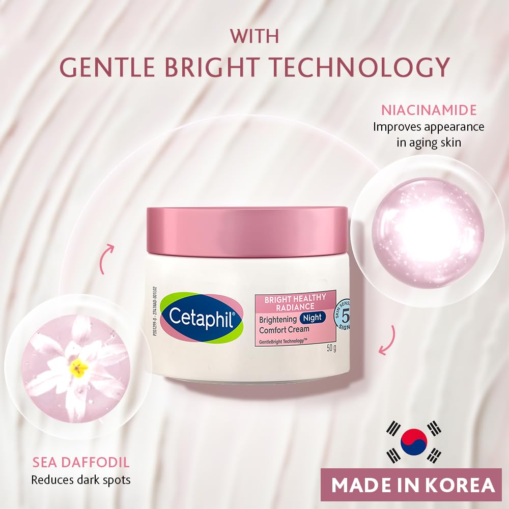 Cetaphil Brightening Night Protection Cream, 50ml Front View