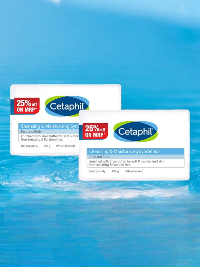 Cetaphil Cleansing & Moisturising Syndet Bar Combo - creative view