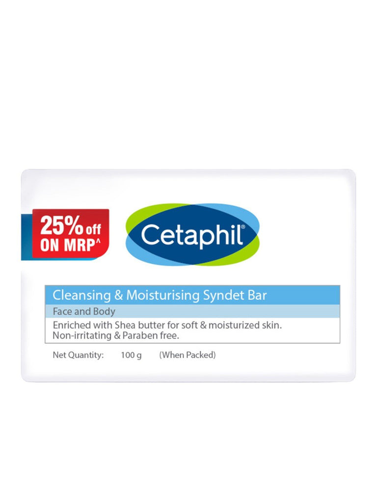 Cetaphil Cleansing & Moisturising Syndet Bar Combo - front view