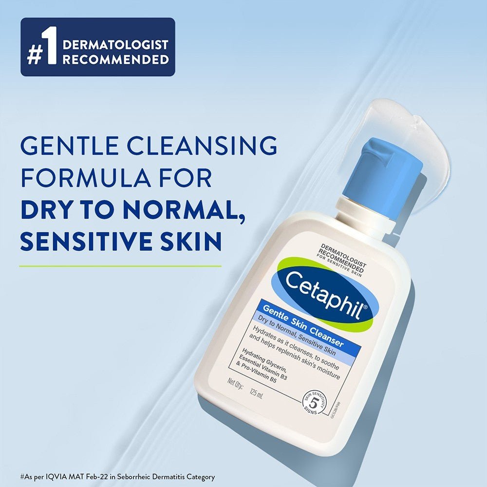 Front view of Cetaphil Gentle Skin Cleanser 125 ml Front View.