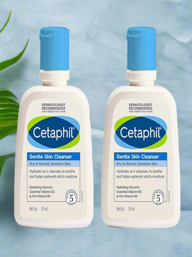 Cetaphil Gentle Skin Cleanser 125 ml combo pack 