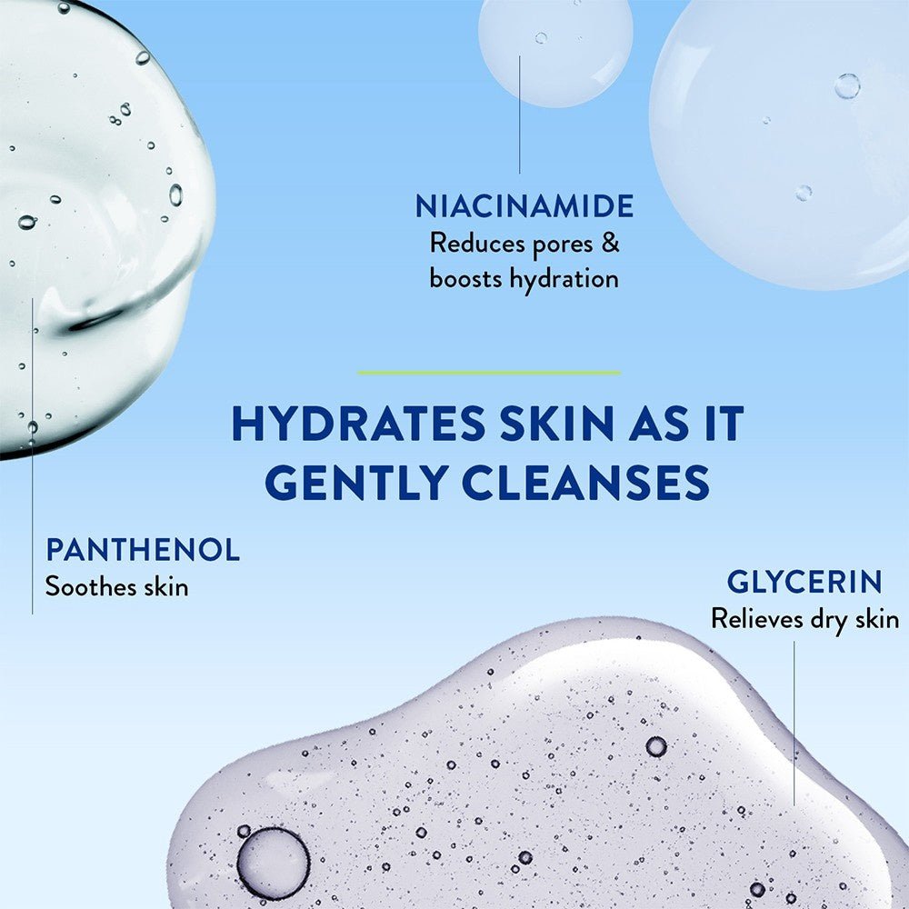 Cetaphil Gentle Skin Cleanser 250ml  showing its features.