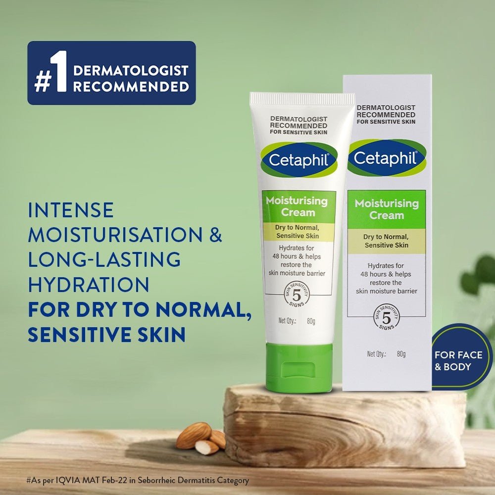 Cetaphil Moisturising cream Front view.