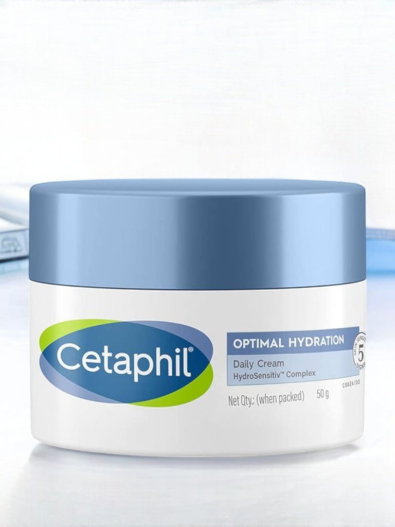 Front view of Cetaphil Optimal Hydration Daily Cream 50g.