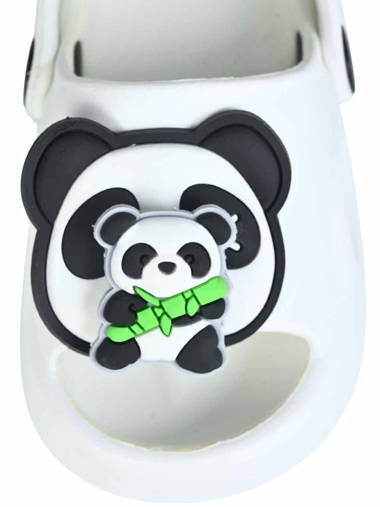Charming_Panda_Bamboo_Rotating_Charms_Clogs_for_Girls-_White_Close up_View