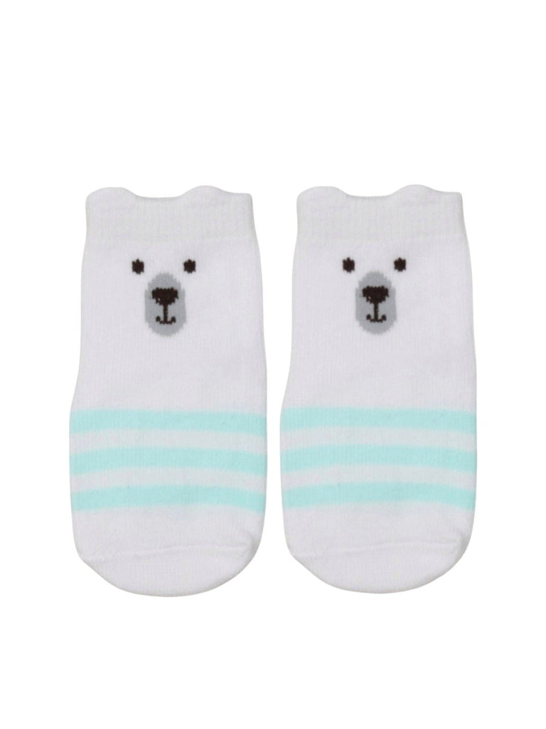 Charming Polar Bear Socks Set for Boys- Full Front View