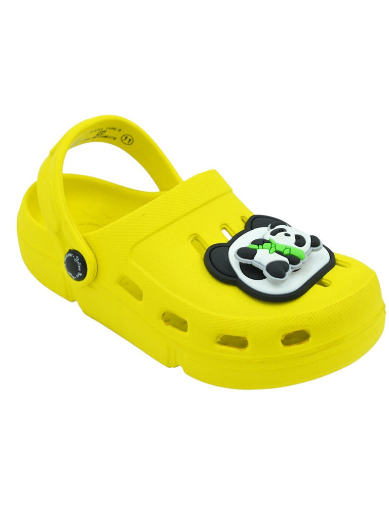 CheerfulandEye-CatchingPanda_BambooCharmsClogsforBoys-Yellow-SideAngleView-1
