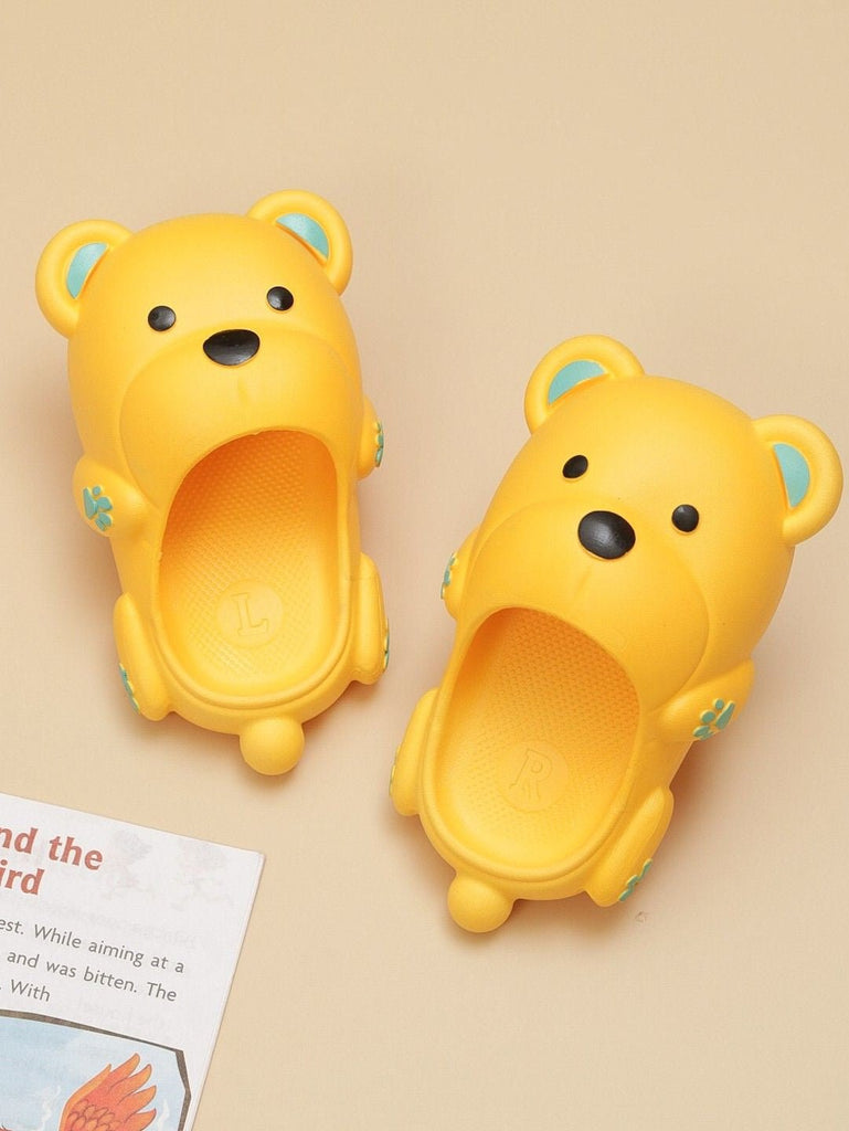 Creative display of Yellow Bee Cheerful Sunny Bear Slides for Boys in a playful setup.