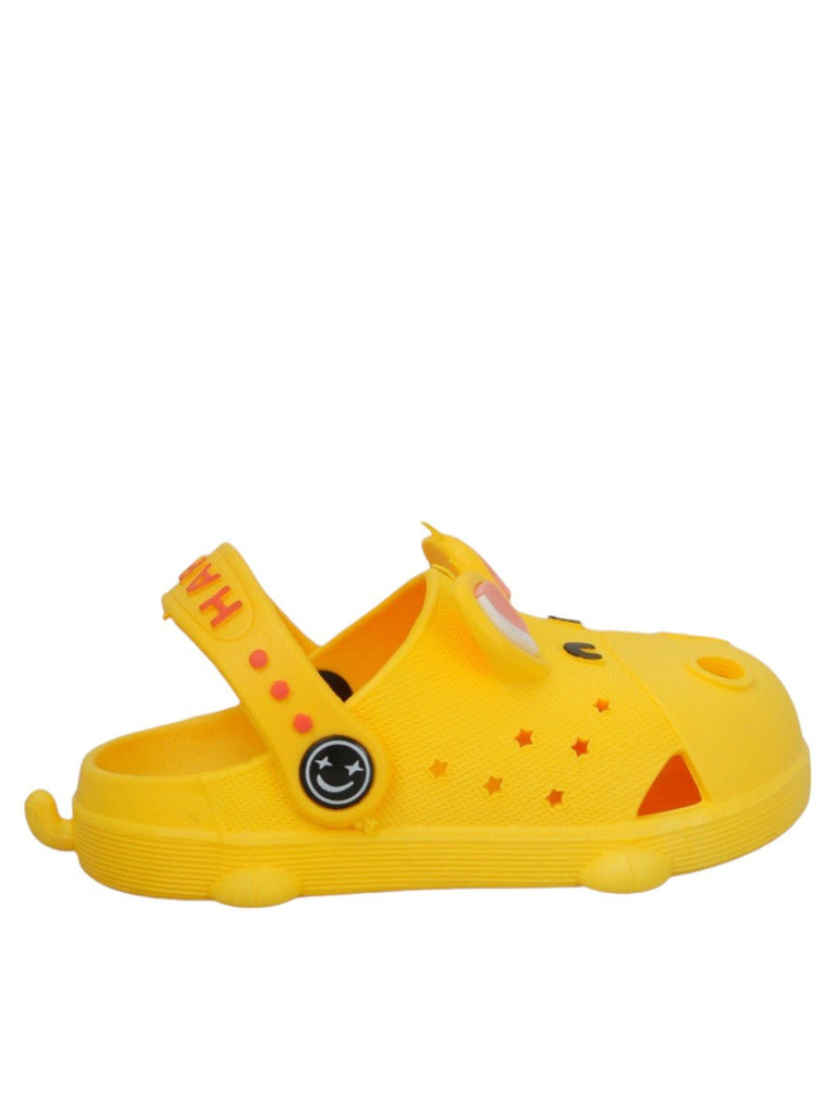 Cheerful_Yellow_Animal-Themed_Clogs_for_Girls-_Side_View-