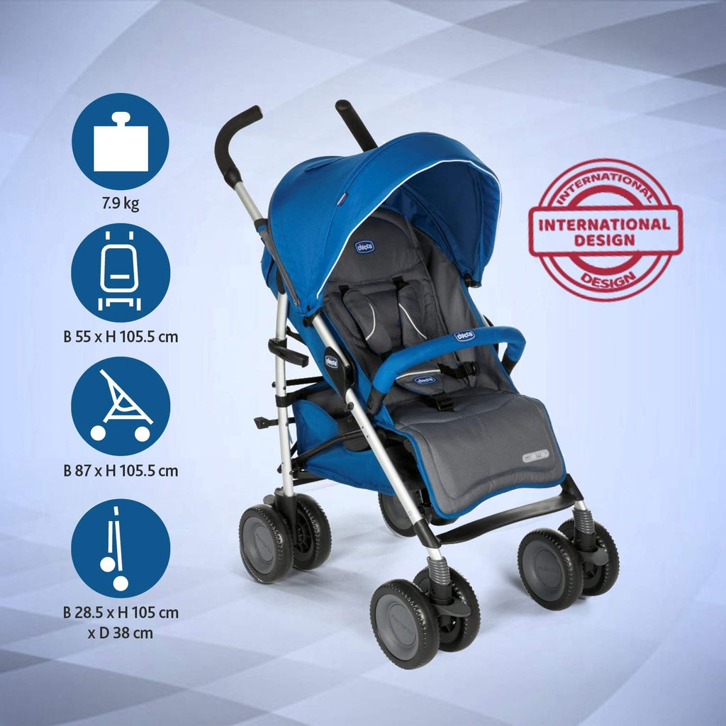 Accessories for Chicco Multiway 2 Stroller showing rain cover and footmuff for all-weather protection.