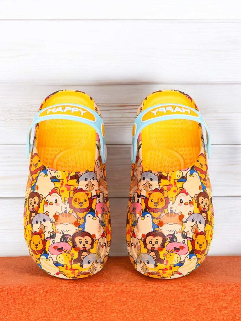 childrens-colorful-animal-parade-print-clogs-creative view.