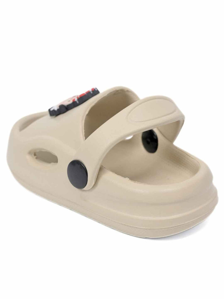 Classic & Adorable Minnie Mouse Sandals for Girls – Beige-Back View