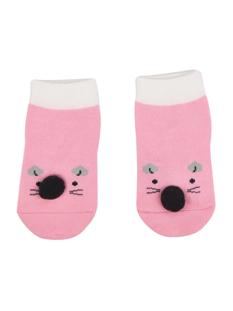 Cotton_Adorable_Bear_Face_Baby_Socks_With_Soft_Ear_Details_Full_View