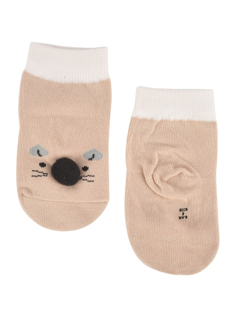 Cotton_Charming_Baby_Socks_With_Cute_Bear_Face_Design_For_Boys_Front_And_Back_View